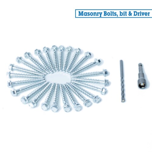 Masonry Bolts & Bit Driver